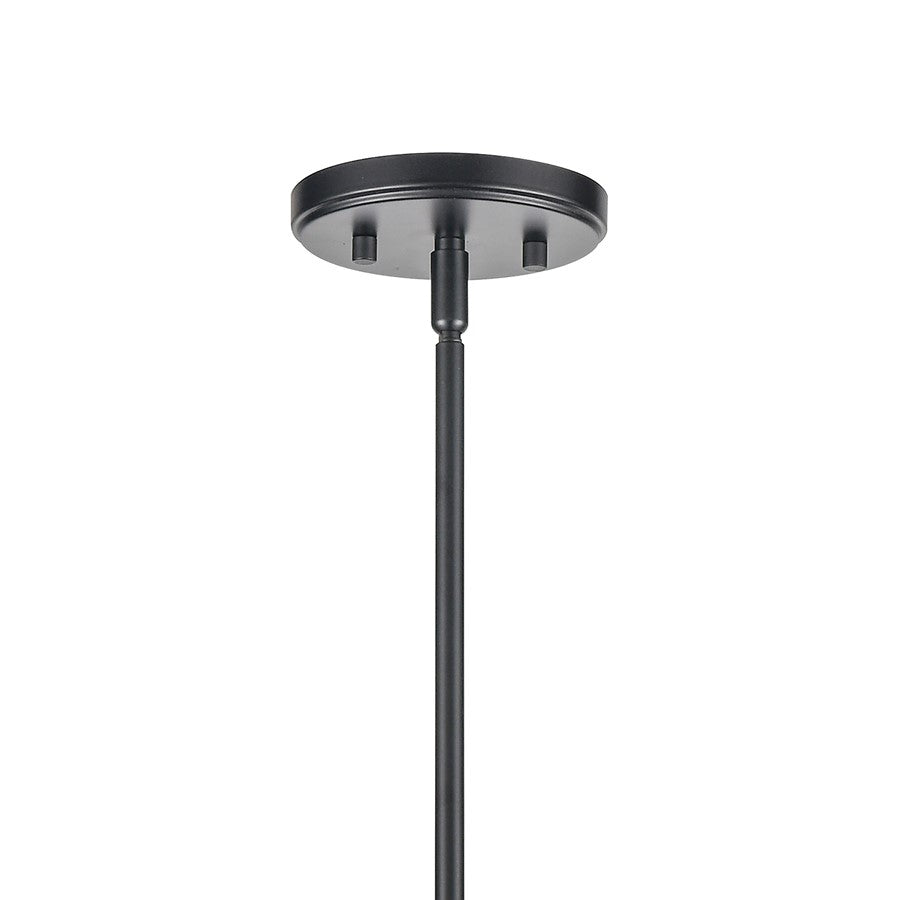 Atlas Lighting Saginaw 34in 10-Light Chandelier | Transitional Matte Black Metal | Dining Room & Great Room | 34 x 34 x 27 in | Model CL11323-BK