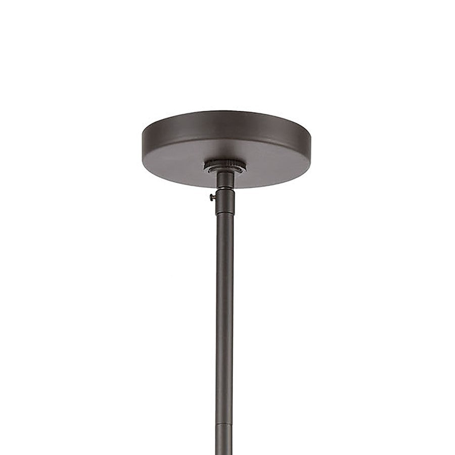 Atlas Lighting Fairfax 9in 3-Light Mini Pendant | Transitional Oil Rubbed Bronze Metal | Kitchen Island & Dining Room | Model CL11583-BZ
