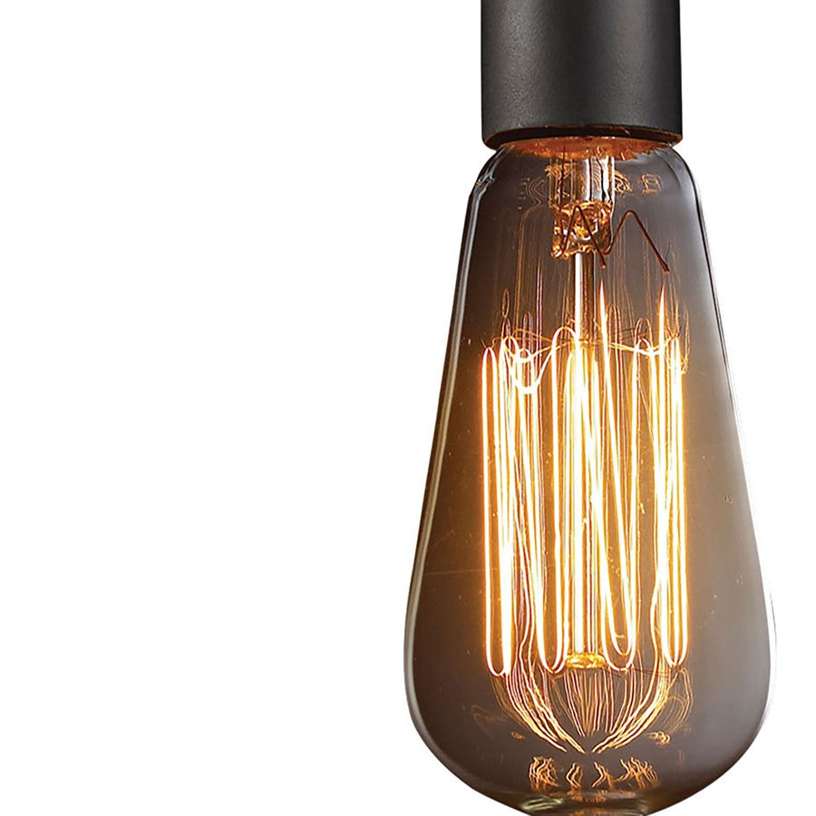 Atlas Lighting Menlow Park 2in 1-Light Mini Pendant | Transitional Oil Rubbed Bronze Metal | Kitchen Island & Dining Room | Model CL11631-BZ