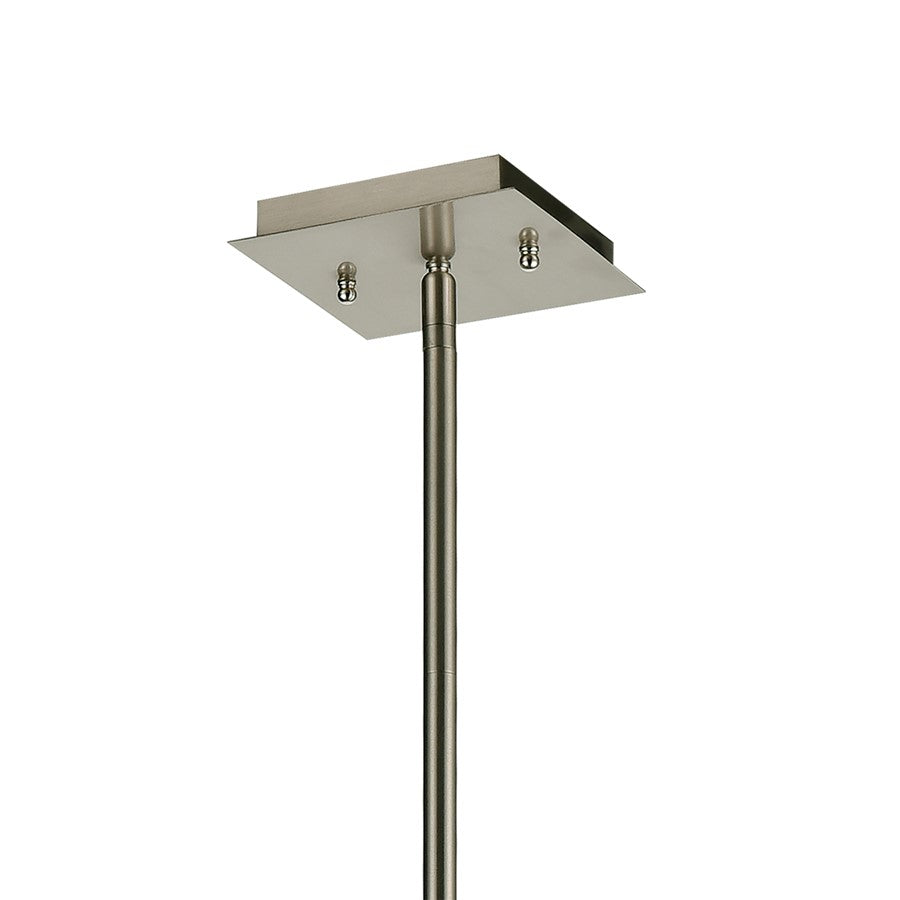 Atlas Lighting Williamsport 17in 8-Light Pendant | Transitional Brushed Nickel Metal | Kitchen Island & Dining Room | Model CL11847-NK