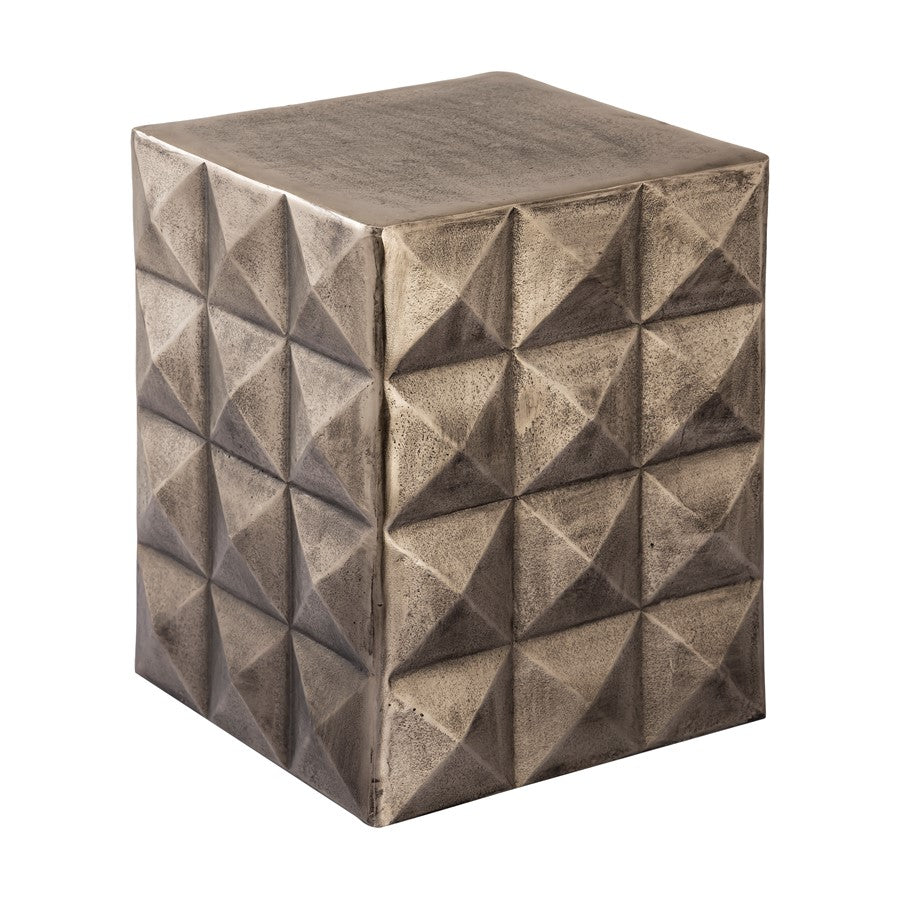Atlas Lighting Brady 15in Rectangular Accent Table | Transitional Bronze Cast Aluminum | Living Room & Entryway Side Table | Model TA11021-01