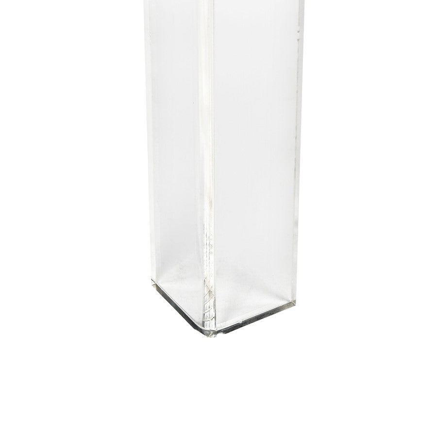 Atlas Lighting Jacobs Nesting Tables, Set of 3 | Clear Acrylic Transitional Accent Tables | Living Room & Bedroom | 12-22in H | Model TA11104-01S