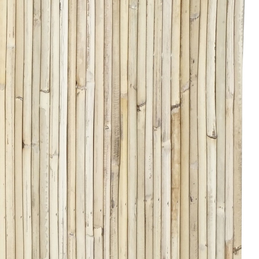 Atlas Lighting Toleno 16in Square Accent Table | Natural Rattan Frame | Coastal Living Room & Bedroom Side Table | 16 x 16 x 18 in | Model TA11198-01