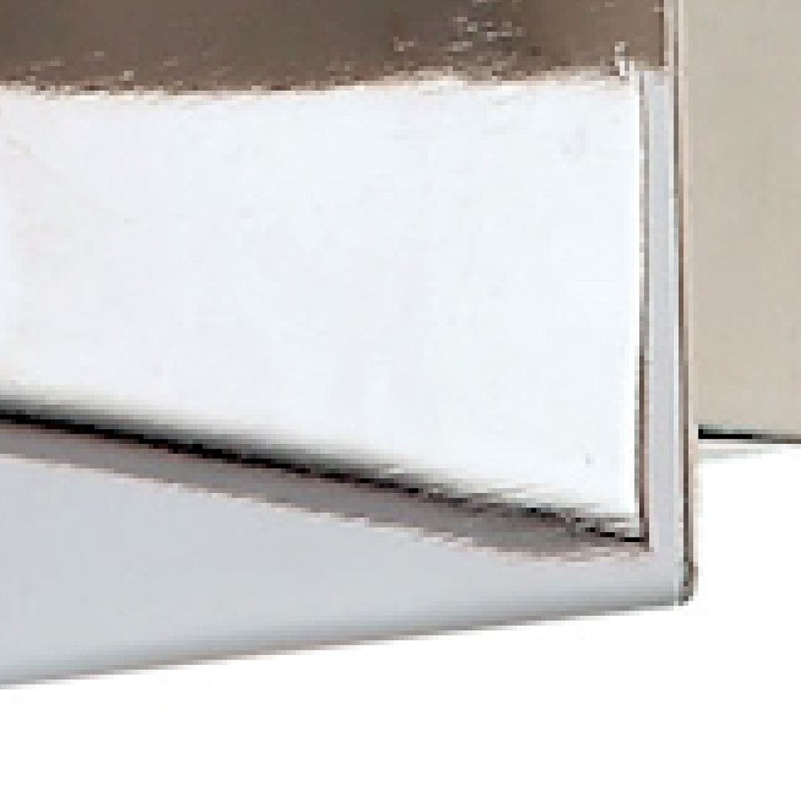 Atlas Moderno 1-Light Wall Sconce | Modern Satin Nickel and White Glass | Bathroom & Hallway | 5 x 3 x 8.3 in | Model WL11115-NK