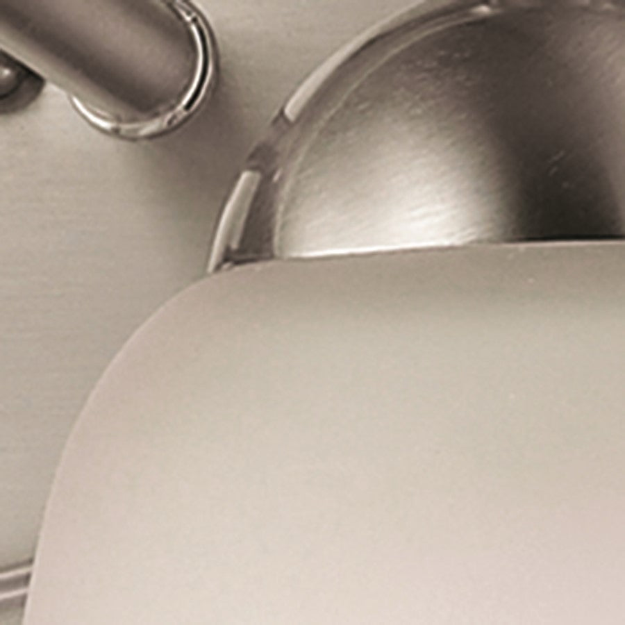 Atlas Lighting Conway 32in 4-Light Vanity Light | Traditional Brushed Nickel and White Frosted Glass | Bathroom Vanity | Model WL11262-NK