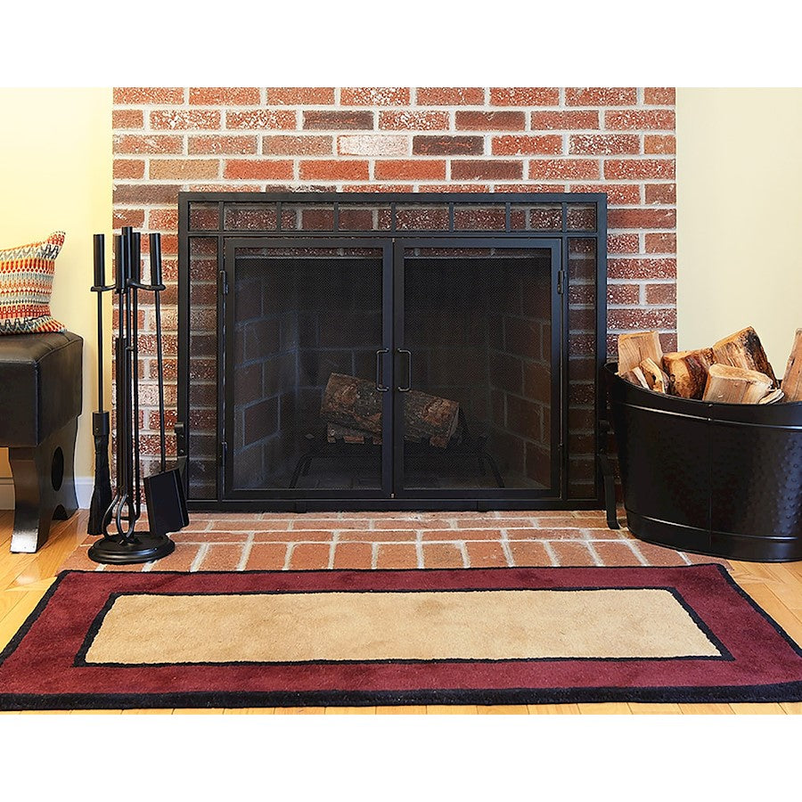 ACHLA Berry Contemporary II Rectangular Rug | Wool Hand-Tufted Plush Pile | Fireplace Hearth & Entryway Mat | 56 x 26 x 0.5 in | Model H-64