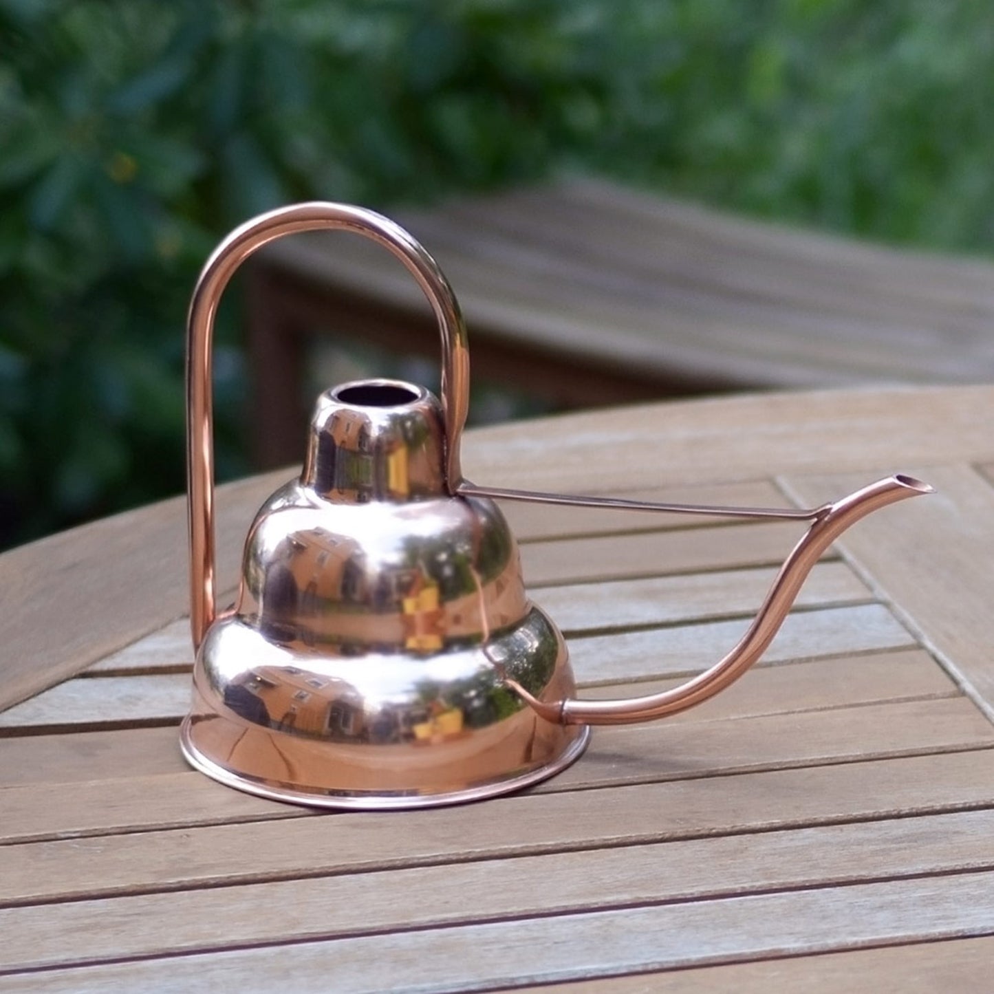 ACHLA Deco Watering Can | Copper Plated Stainless Steel | Indoor Plant Watering & Retro Decor | 8.25 in H, 1 Quart | Model WC-17
