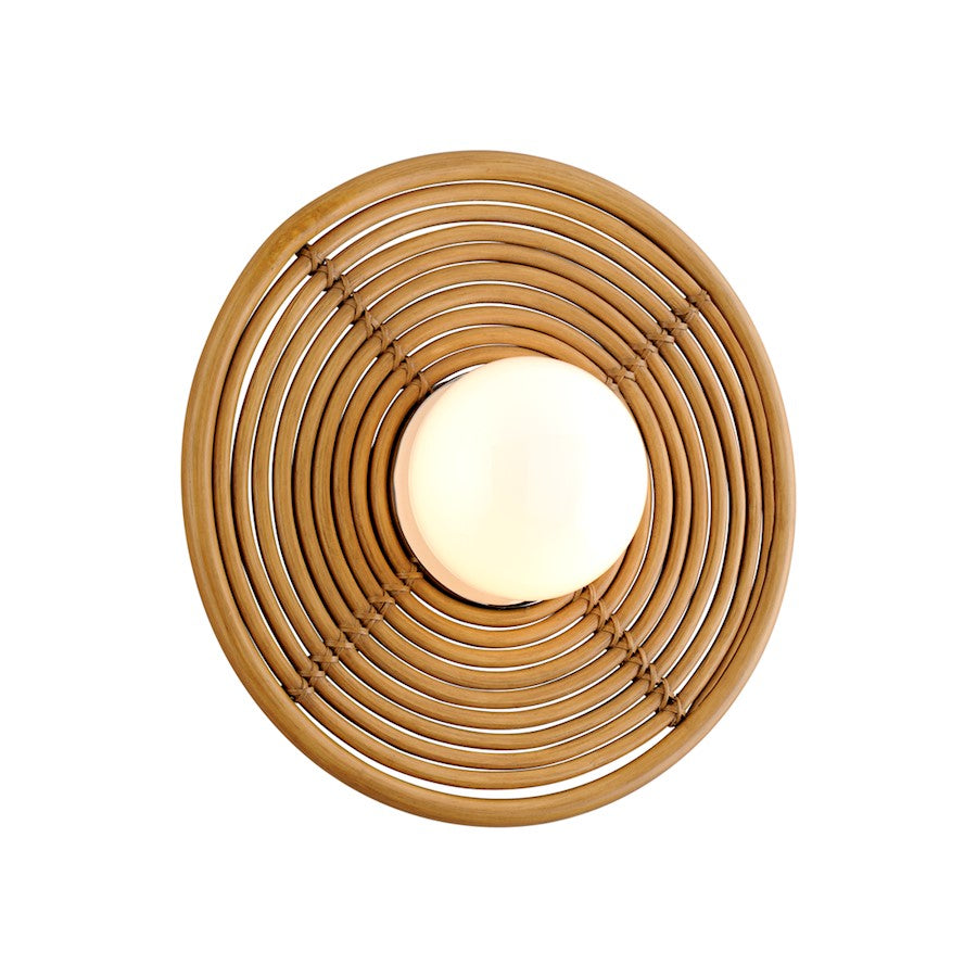 Corbett Lighting Hula Hoop 1 Light Wall Sconce, Stainless Steel - 291-11-SS