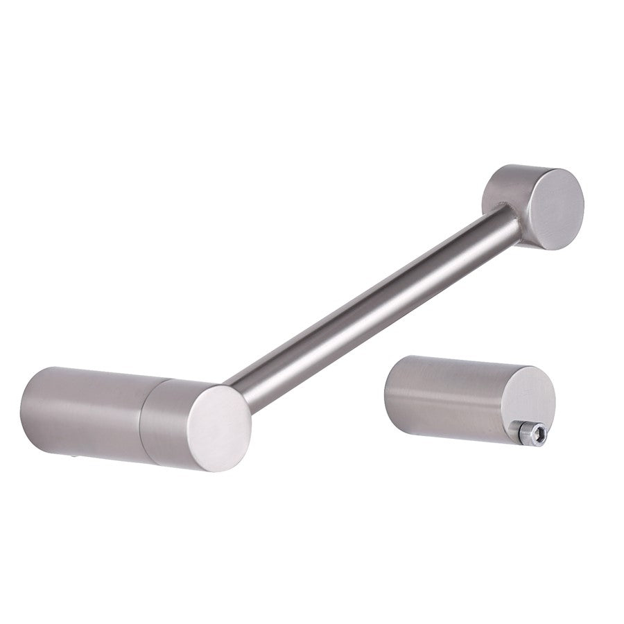 Canarm Arri Toilet Paper Holder | Brushed Nickel Metal | Bathroom & Powder Room | 7 x 3 x 1 in | Model BA107A07BN