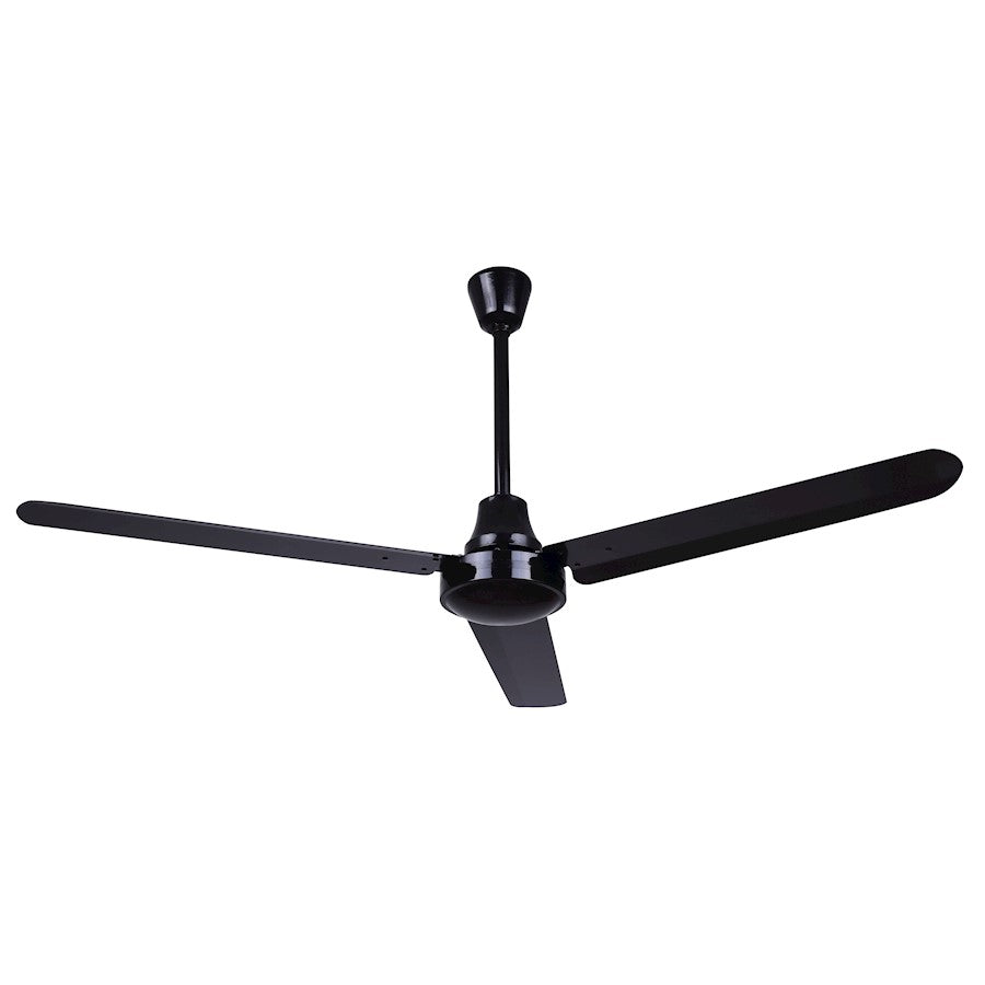 Canarm 56in Industrial Ceiling Fan | White Finish, 5-Blade | Living Room & Bedroom | 56 x 56 x 18 in | Model CP56D10N