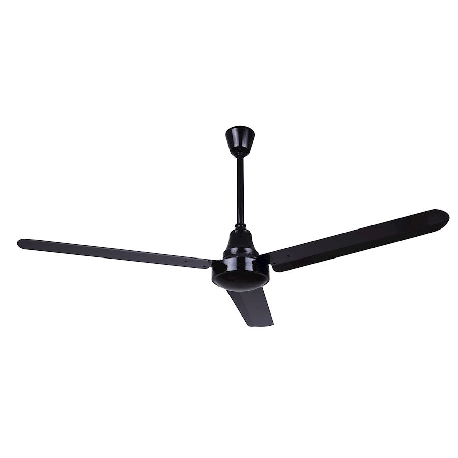 Canarm 60in Industrial Ceiling Fan | White Finish | Living Room & Bedroom | 60 x 60 x 18 in | Model CP60DW10N