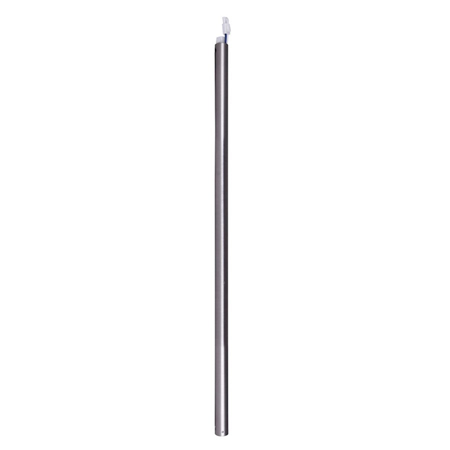 Canarm DR24BN-DC 24in Brushed Nickel Ceiling Fan Downrod | Steel | High Ceilings & Sloped Ceilings | 24in H | Model DR24BN-DC