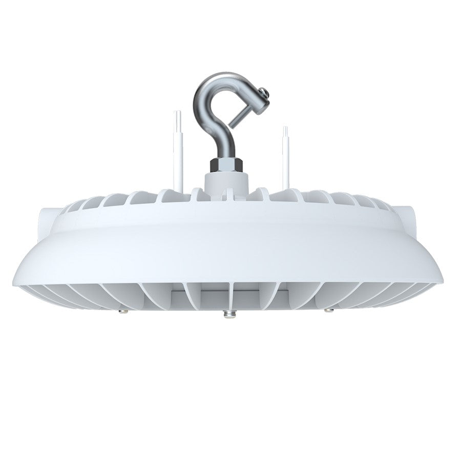 Canarm Highbay 150W LED Light | White Finish | Warehouse & Gym | 5000K, Damp/Wet Rated | Model HBLED-PT150W5000