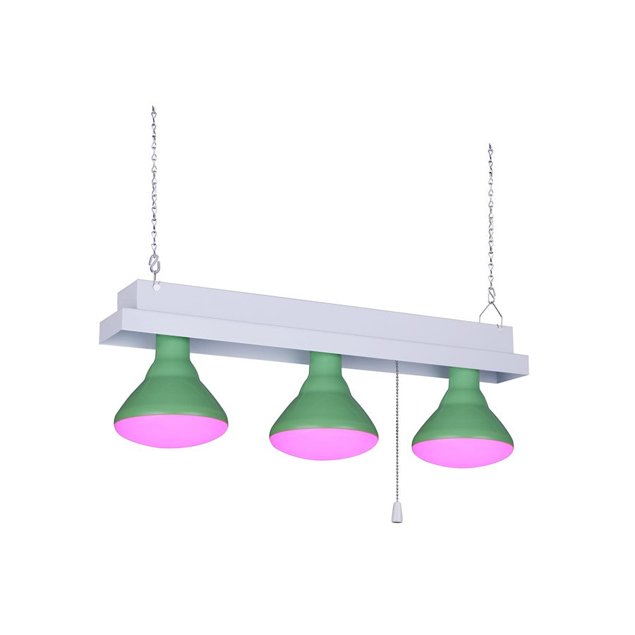 Canarm LED Grow Light 21in | White Finish | Indoor Plants & Seed Starting | 21 x 3 x 3 in | Model ICH623B03WH