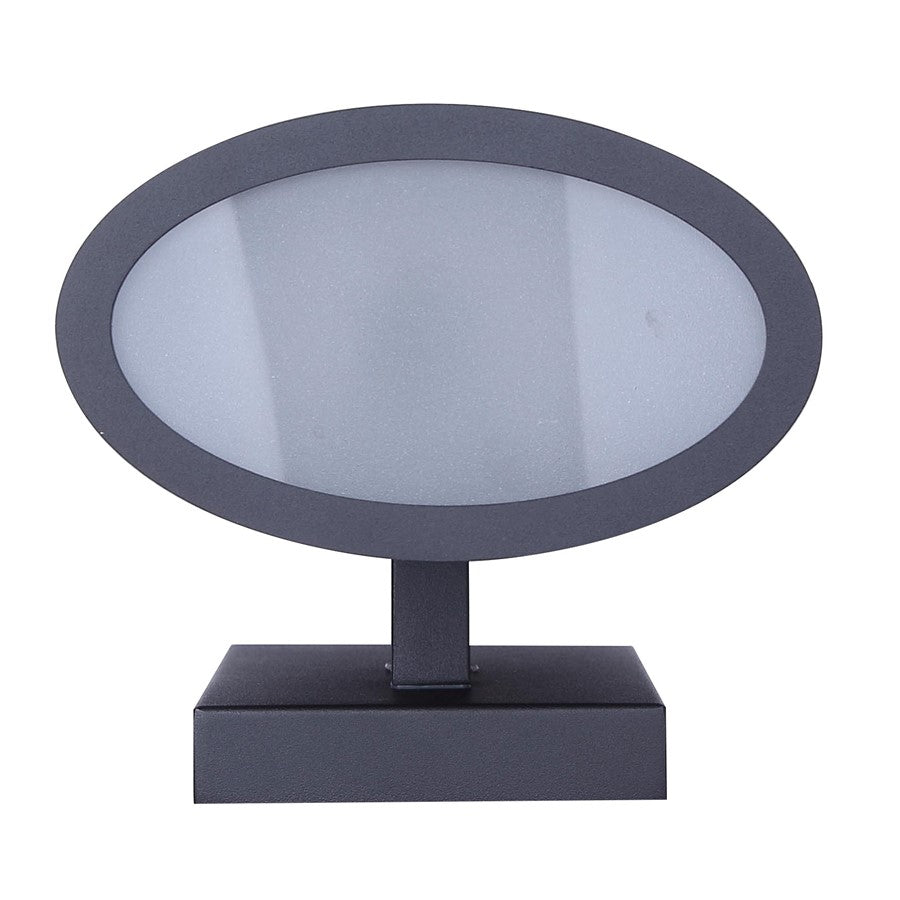 Canarm Ravyn 13in 2-Light Outdoor Lantern | Modern Black and Frosted Glass | Entryway & Patio Wall Light | 6 x 6 x 13 in | Model IOL640BK