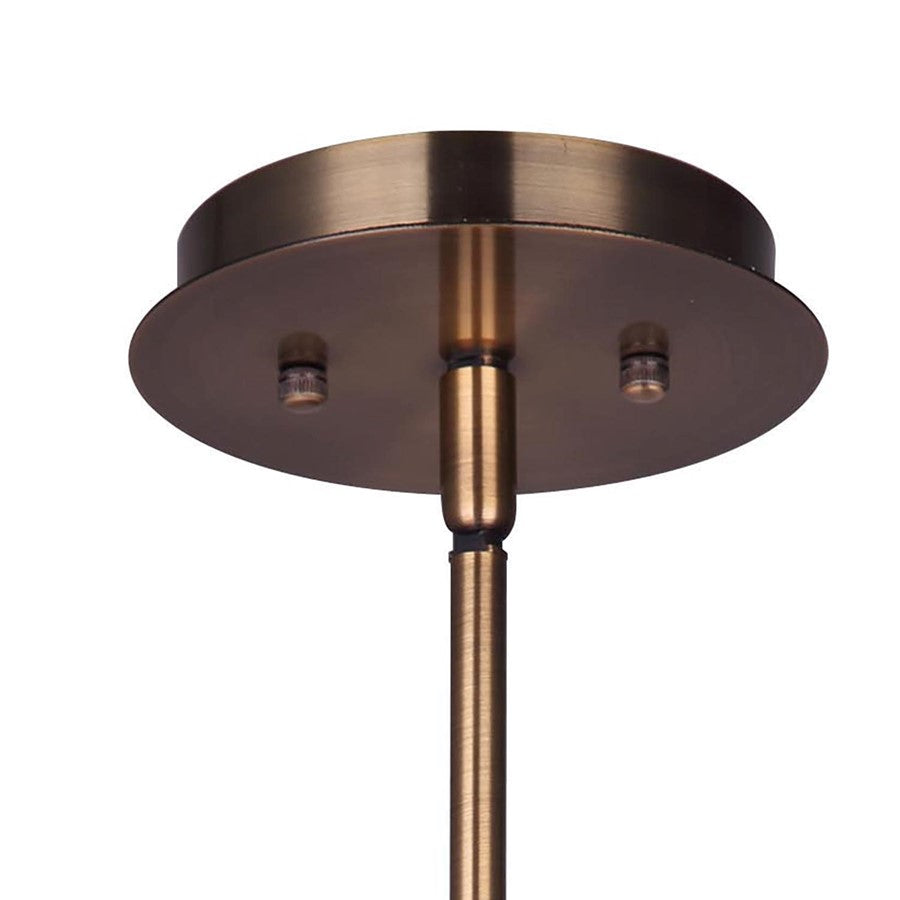 Canarm Simone 10in 1-Light Pendant | Modern Gold Metal & Opal Glass | Kitchen Island & Dining Room | 10 x 14 in | Model IPL1032A01-10GD