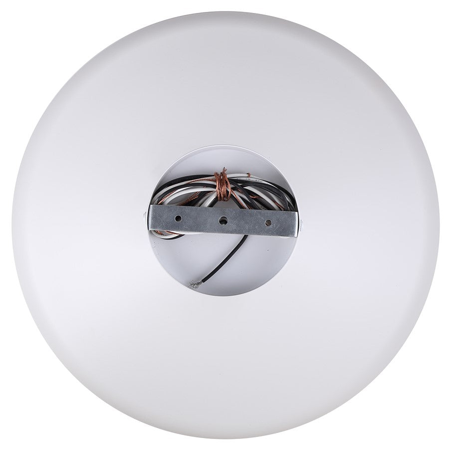 Canarm Holland 22in 4-Light Pendant | Matte White and Gold Interior Steel | Kitchen Island & Dining Room | 22 x 22 x 13 in | Model IPL1203A04WHG22