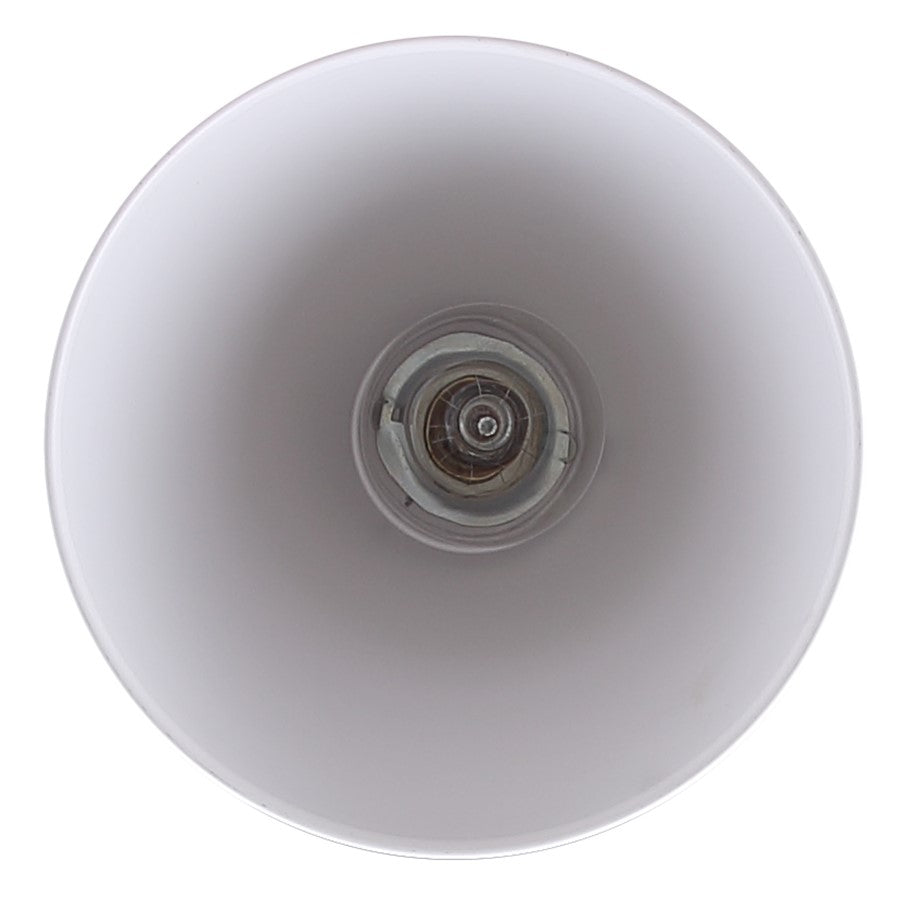 Canarm Ollie 7.5in 1-Light Pendant | Matte White and Gold Steel | Kitchen Island & Dining Room | 7.5 x 7.5 x 18.5 in | Model IPL2195B01WHG