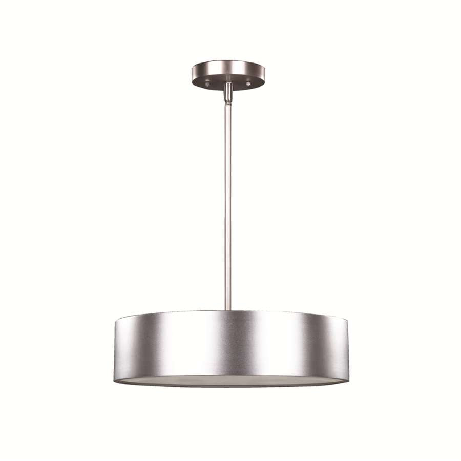 Canarm Dexter 58.5in 3-Light Pendant | Aluminum and Frosted Glass | Kitchen Island & Dining Room | 15.75 x 15.75 x 58.5 in | Model IPL318A03AL