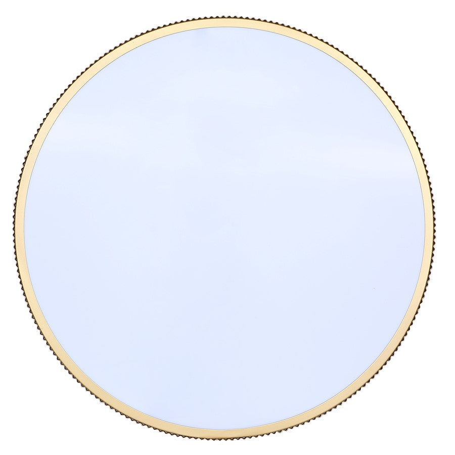 Canarm Scarlett 18in 2-Light Semi Flush Mount | Painted Gold and Ribbed Metal | Kitchen & Dining Room | 18 x 18 x 9.75 in | Model ISF1208A02PGD