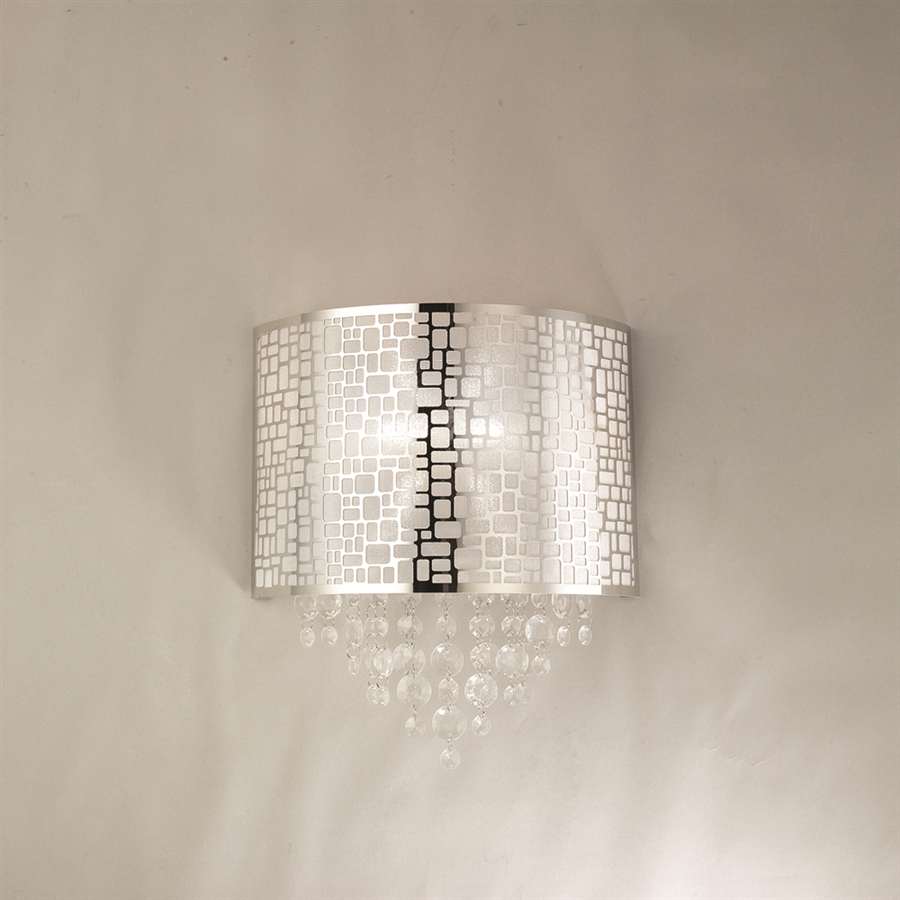 Canarm Benito 1-Light Wall Sconce | Modern Chrome Steel and Chrome Shade | Hallway & Bedroom Accent Light | 11.25 x 8 x 4 in | Model IWL394A11CH
