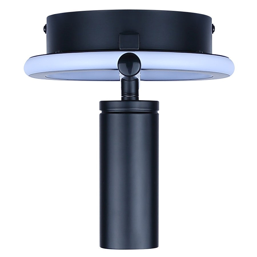 Canarm Denver 24in 3-Light LED Track Light | Modern Matte Black Steel and Aluminum | Living Room, Bedroom & Kitchen | Model LT314A03BK