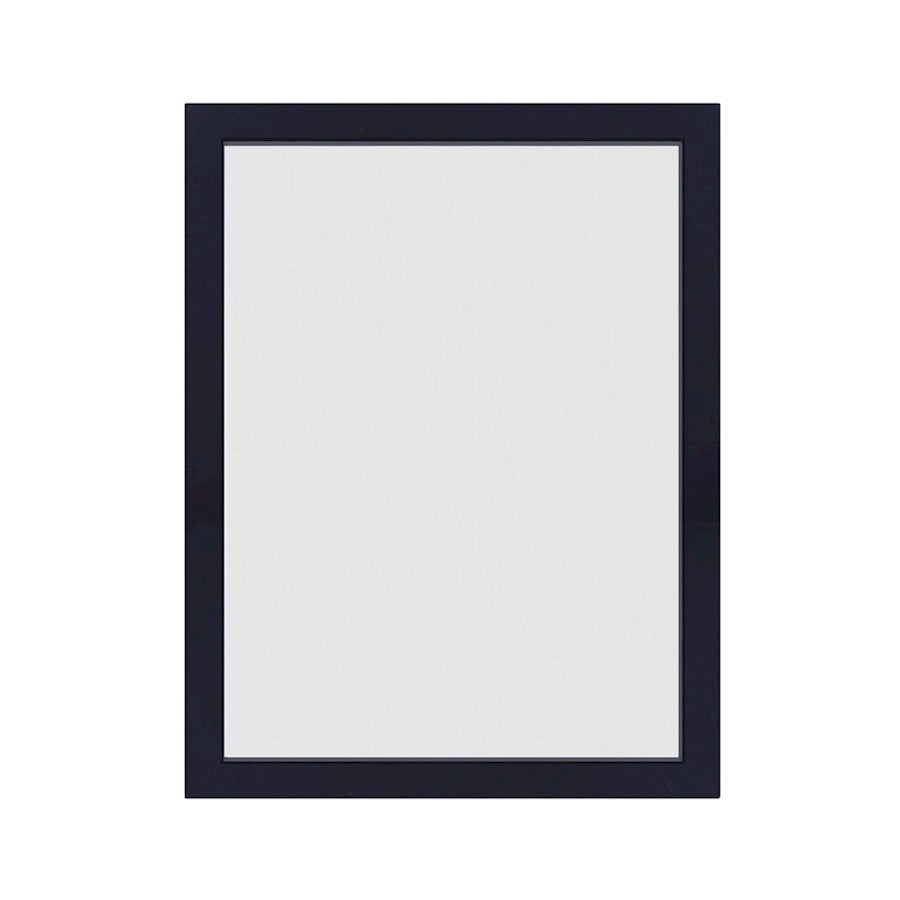 Canarm Bishop 36in Rectangular Wall Mirror | Matte Black Metal Frame | Bathroom & Entryway Accent | 36 x 28 x 1 in, Vertical Mount | Model RT2MBK2432