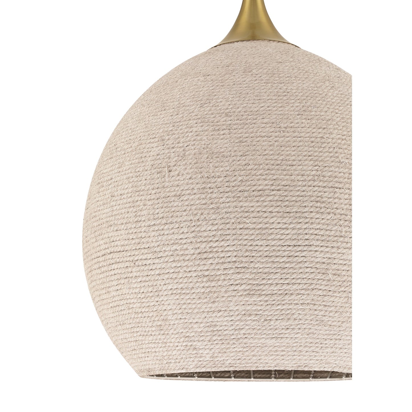 Craftmade Keira 3 Light Pendant, Satin Brass/White