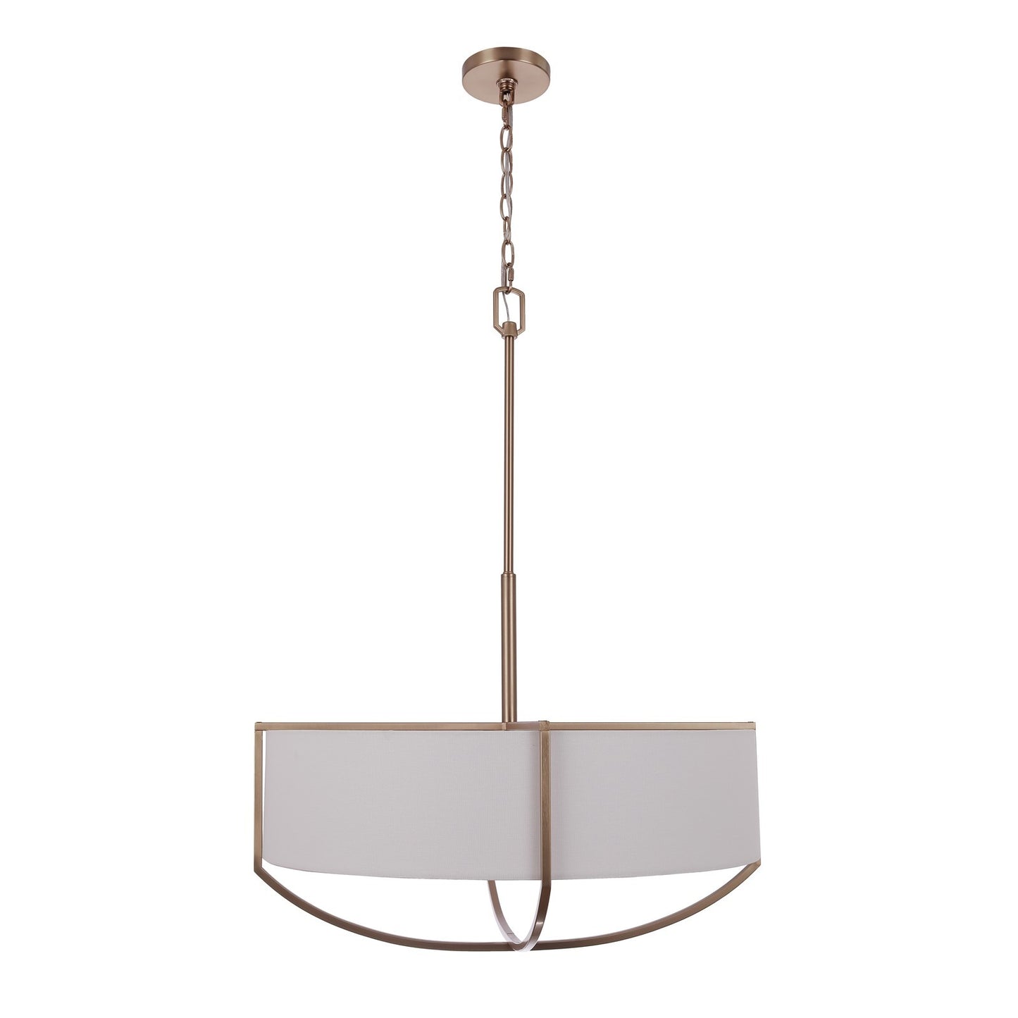 Craftmade Banks 6 Lt 24.5" Pendant, Satin Brass