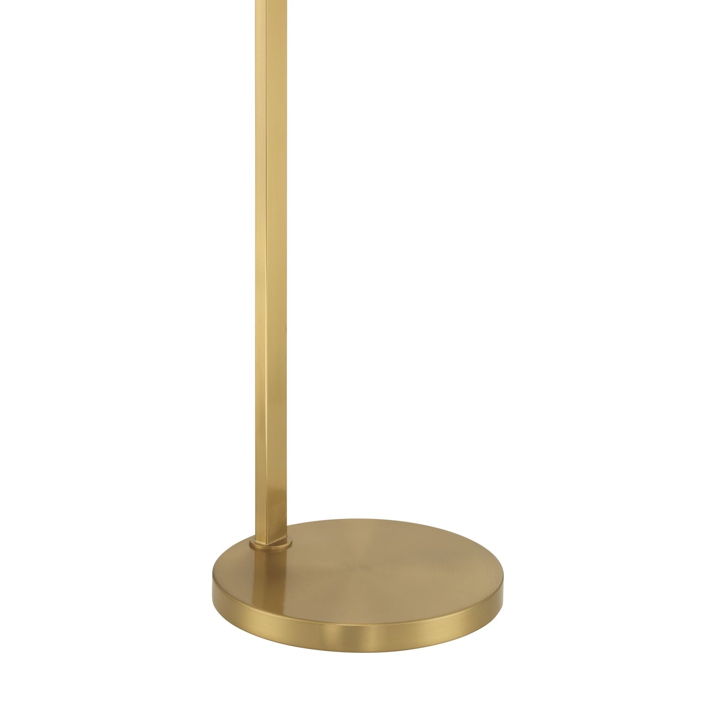 Craftmade Keeva 1 Light Floor Lamp, Satin Brass