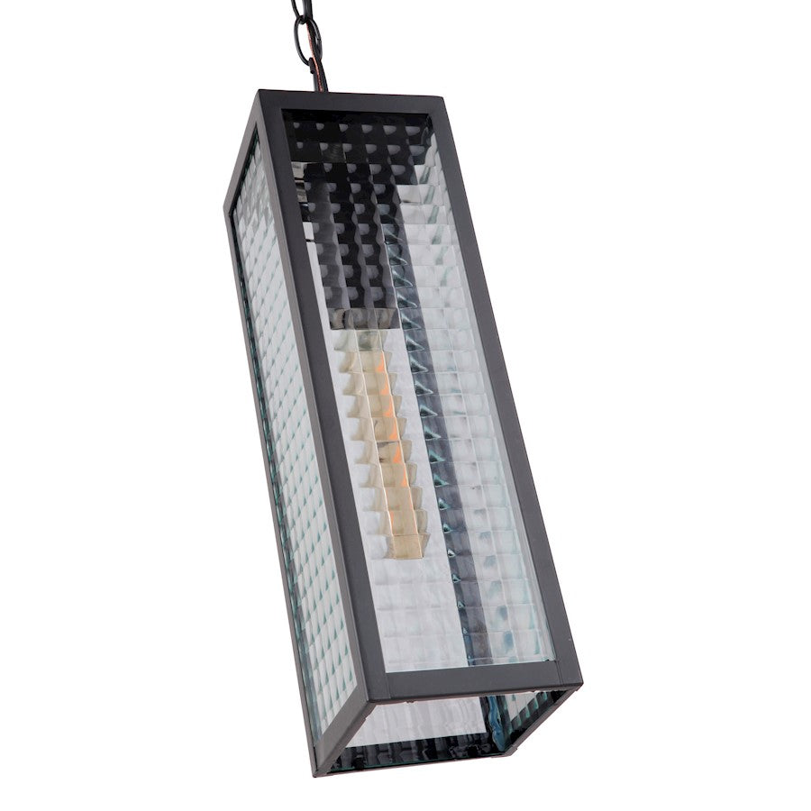 1 Light Large Outdoor Pendant Midnight