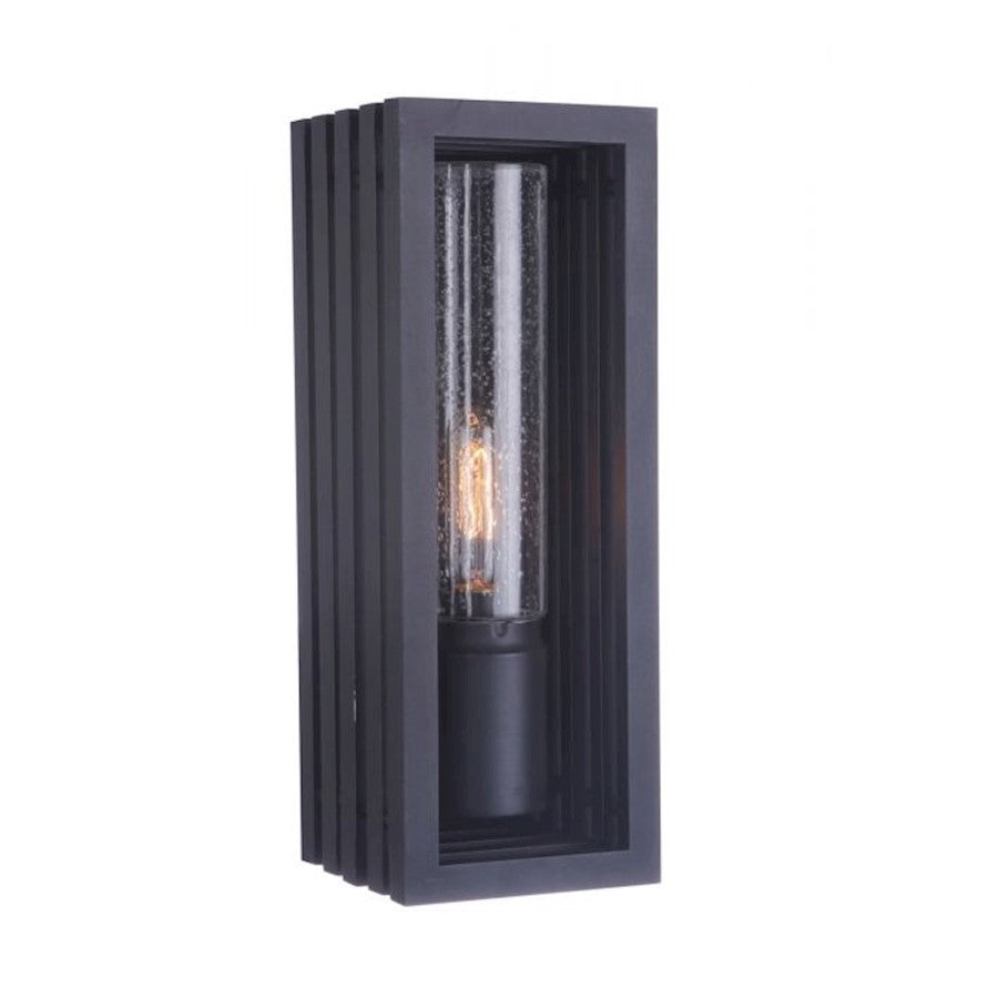 1 Light Outdoor Lantern Matte Black