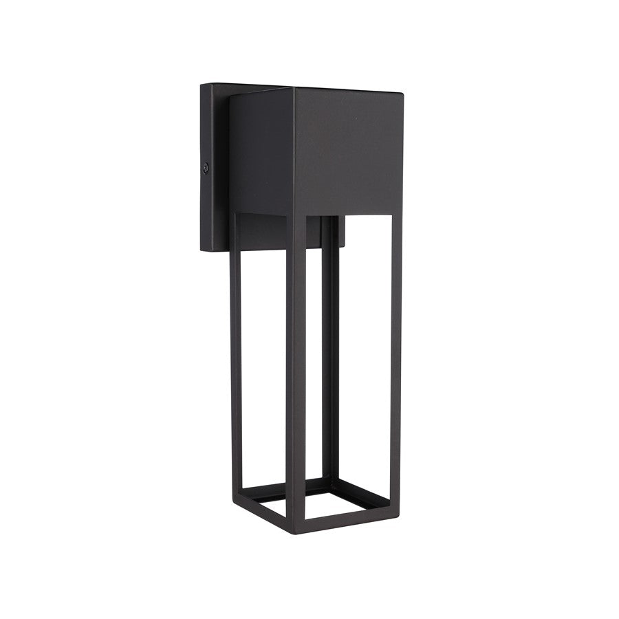Craftmade Notable 1 Light Outdoor 12" LED Wall Lantern, Midnight - ZA7504-MN-LED