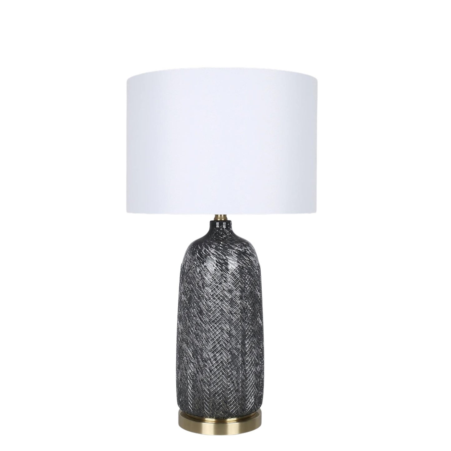 Classy Living "Midnight Weave", Midnight Weave Art Glass/Soft Gold