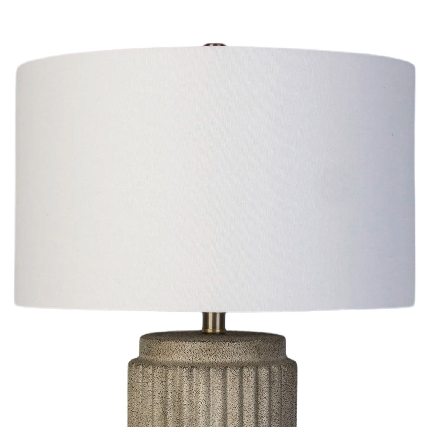 Classy Living Ribbed Essence 28"x17" Ceramic, Ribbed Stonewash
