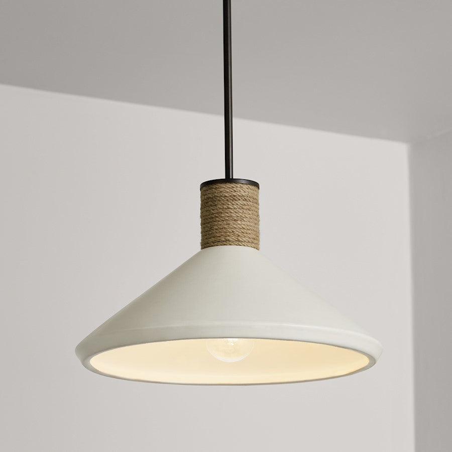 1 Light Extra Large Pendant, Dark Pewter