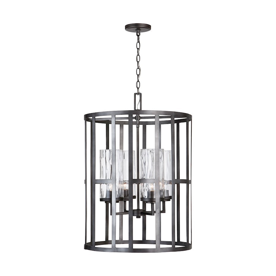 Capital Lighting Lathem 4 Light Foyer, Midnight Grey