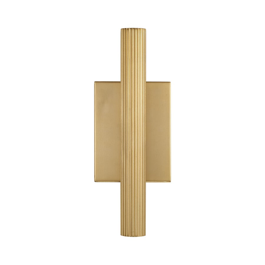 Capital Lighting Ian 2 Light 12" Sconce, Aged Brass