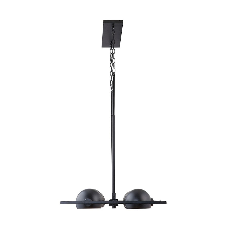 Capital Lighting Hadley 8 Light Island, Matte Black