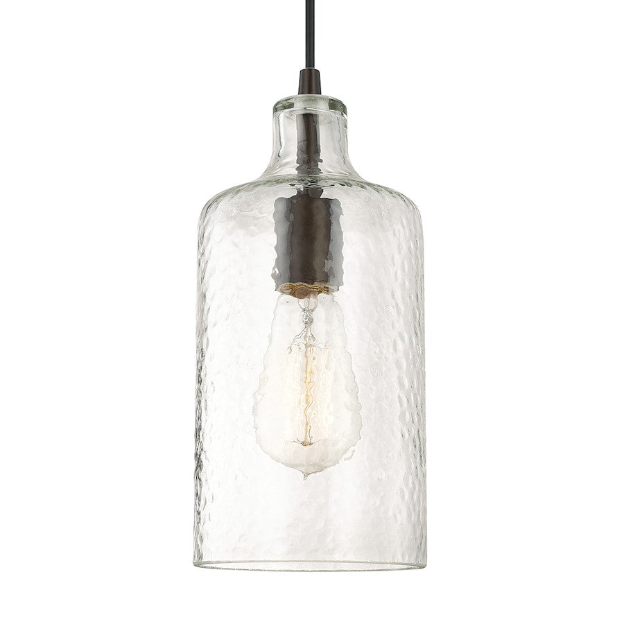 1 Light 5" Pendant, Burnished Bronze