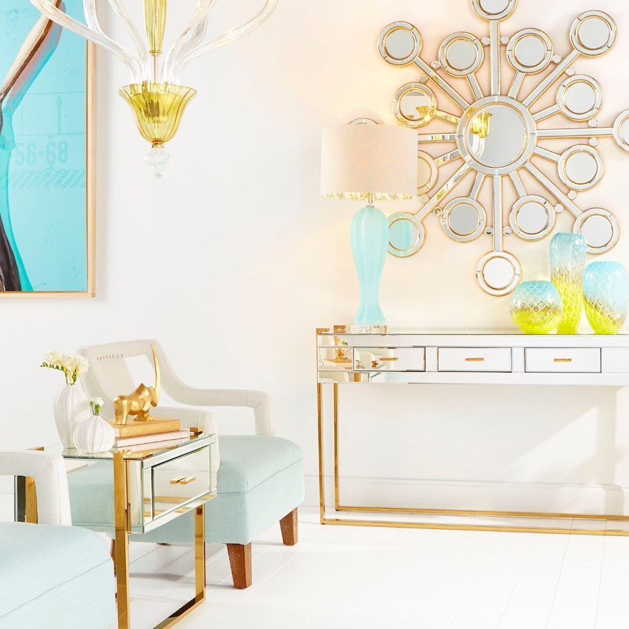 Cyan Design Orion Mirror, Clear and Gold