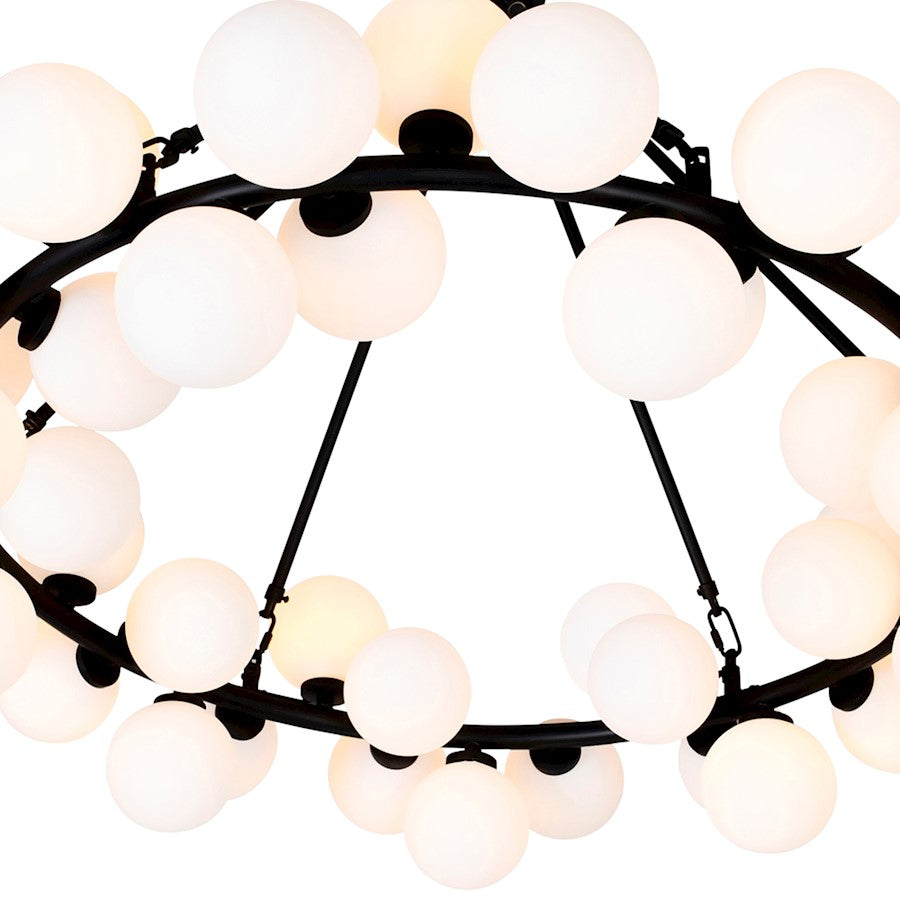 Arya 70 Light Chandelier, Black