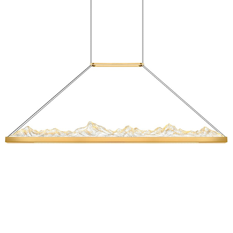 Himalayas 49.5" Chandelier, Brass