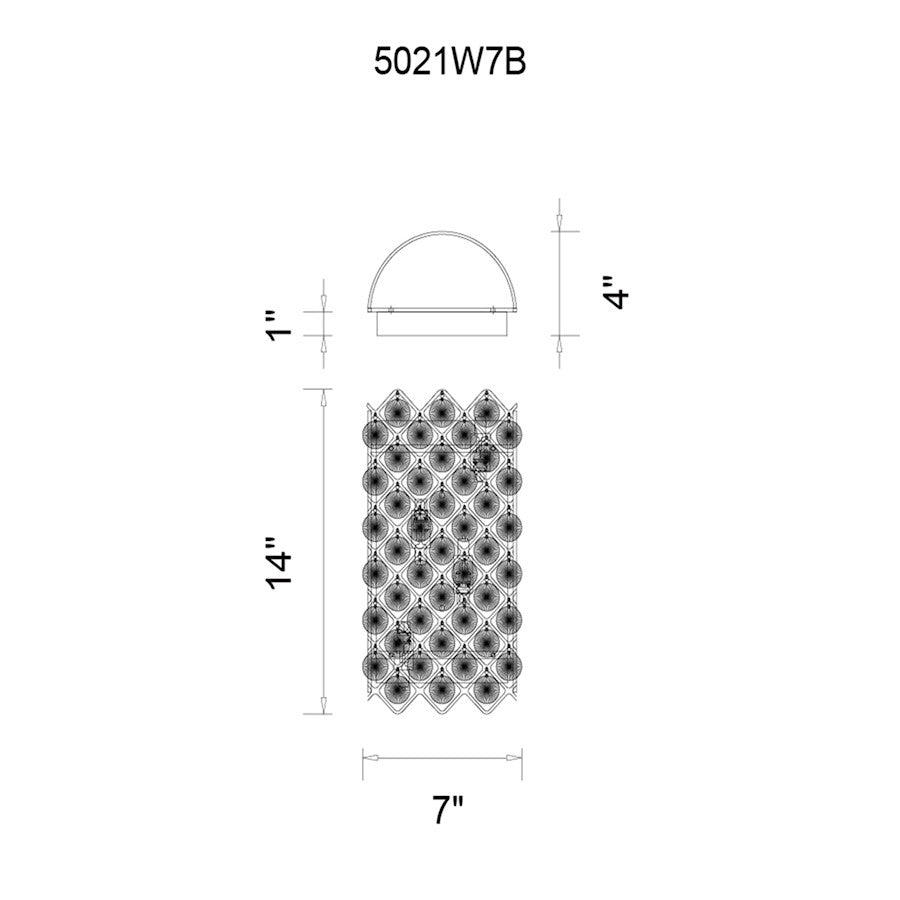 4 Light Argyle Wall Sconce
