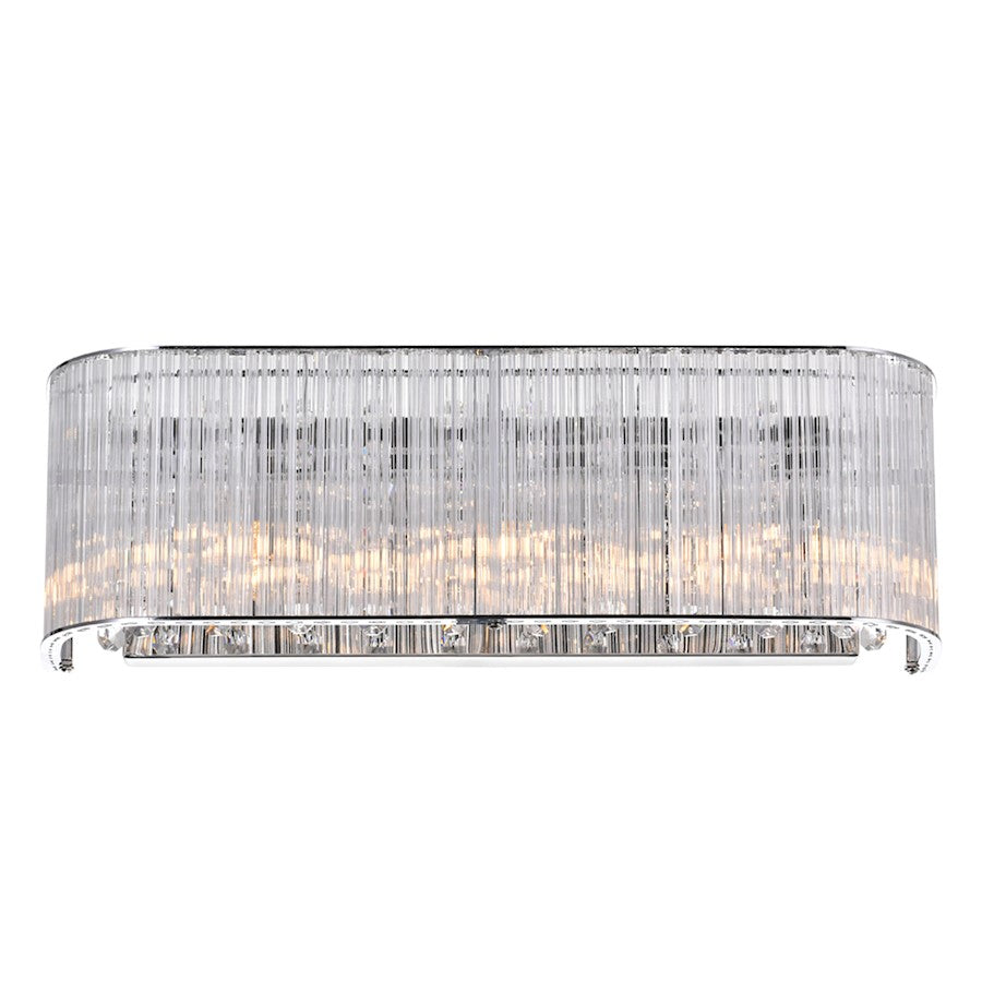 3 Light Bathroom Vanity Light, Chrome