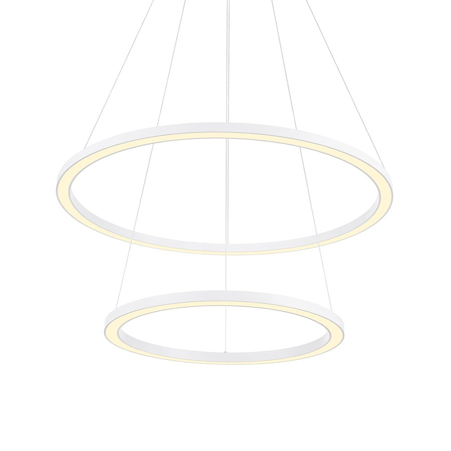 Chalice 24" Chandelier, White