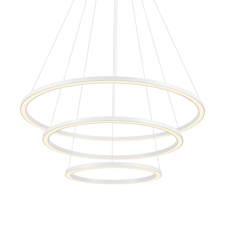 Chalice 31" Chandelier, White