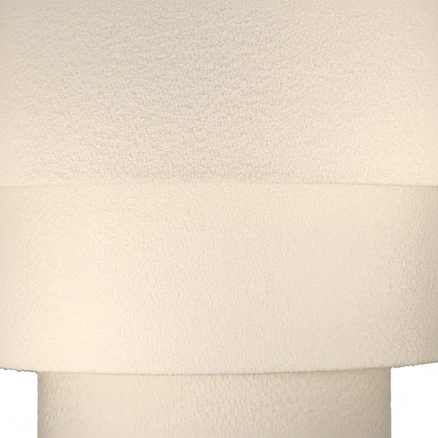 Dainolite Dalia 30in 9-Light Tiered Pendant | Transitional Aged Brass and White Boucle Fabric | Dining Room & Kitchen Island | 30 x | Model DAL-309P-AGB