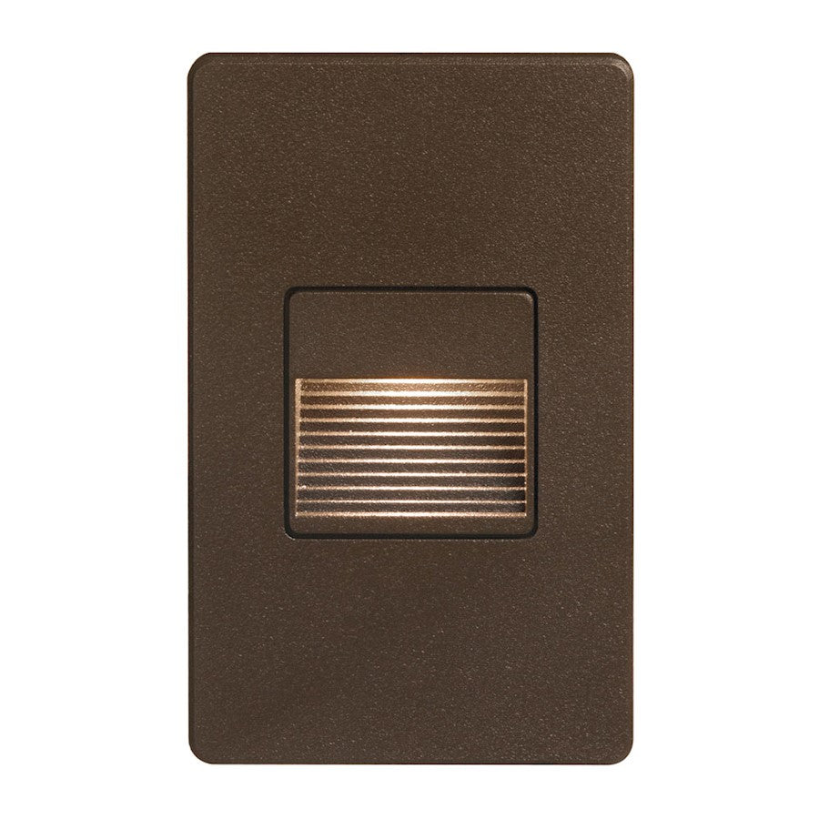 Dainolite DLEDW-200-BZ 3.3W LED Wall Light | Powder-Coated Bronze Aluminum | Indoor/Outdoor Accent | 2.5 x 3 x 4.9 in | Model DLEDW-200-BZ
