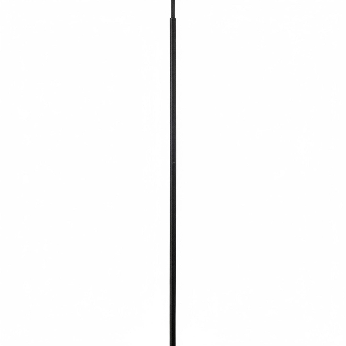 Dainolite Geraldine 16.5in 1-Light Floor Lamp | Contemporary Matte Black Metal and Black Fabric Shade | Living Room & Office | 800 | Model GRD-641F-MB-BK